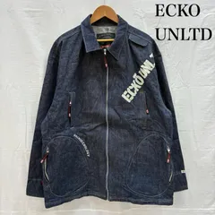 エコーアンリミテッド 90s 00s ジップアップ デニムジャケット ビッグサイズ オールド アーカイブ メンズ XL ISItems【USED】【古着】【中古】50156000