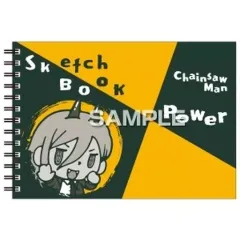 【中古】ノート・メモ帳 パワー 図案B6スケッチブック 「チェンソーマン」