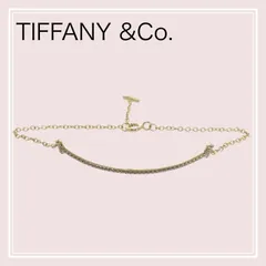 【Tiffany & Co.】ティファニー TIFFANY&Co. Ｔスマイル スモール ブレスレット 18金 K18 イエローゴールド ダイヤモンド 0.11ct 60150753 付属品 保存箱 誕生日 記念日 プレゼント フォーマル 普段のサムネイル