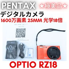 極美品】『領収書可』PENTAX デジタルカメラ Optio RZ18(メタリック