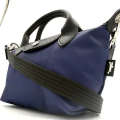 【新品未使用】ロンシャン ル プリアージュ エナジー XS 2WAY ショルダーバッグ ネイビー 紺