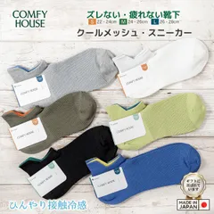 [Mサイズ] rasox ラソックス 後継ブランド 靴下 ソックス 夏用 クールメッシュスニーカー コンフィハウス コンフィーハウス COMFY HOUSE 定番 メンズ レディースのサムネイル