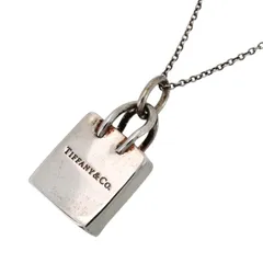 ★SALE【6jcb0342-k】ティファニー ネックレス ショッピングバッグ シルバー925【中古】レディース