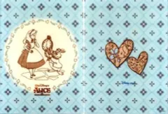 【中古】クリアファイル アリス＆白うさぎ A4ダブルポケットクリアファイル 「ふしぎの国のアリス」 ディズニーストア限定