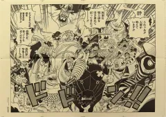 【中古】ポスター うわァあ!!!人数が増えています!!!! 「ONE PIECE(ワンピース) ONLY 活版輪転印刷ポスター」
