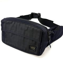 美品】PORTER ポーター ボディバッグ ウエストバッグ ネイビー廃盤
