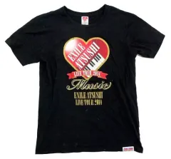 【中古】Tシャツ(男性アイドル) EXILE ATSUSHI Music ツアーTシャツ ブラック Lサイズ 「EXILE ATSUSHI LIVE TOUR 2014 “Music”」