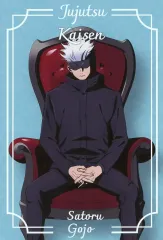 【中古】ポストカード 五条悟(カラー) ポストカード Chair：RED 「呪術廻戦PLAZA in ロフト」 お買い上げプレゼント特典