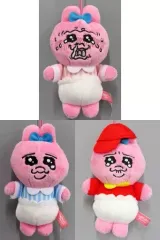【中古】ぬいぐるみマスコット・ぬいぐるみバッジ 全3種セット クリボッチバイトコスチュームマスコット 「おぱんちゅうさぎ」