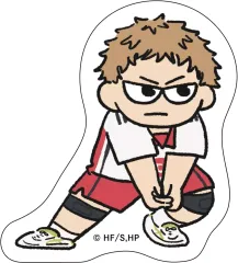 【中古】シール・ステッカー 夜久衛輔 ジロリ ダイカットステッカー 試合ver. 「ハイキュー!!」