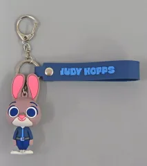 【中古】キーホルダー ジュディ・ホップス ラバーマスコットキーホルダー 「Happyくじ ズートピア2」 F賞