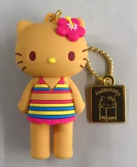 【中古】キーホルダー 4.ハローキティ(水着) 「Hello Kitty展-わたしが変わるとキティも変わる- シークレットマスコットチャームB」