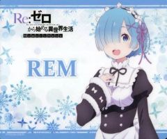 [중고] 마우스 패드 렘 마우스 패드 [Re:제로부터 시작하는 이세계 생활 Memory Snow]