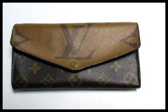 ■LOUIS VUITTON モノグラムジャイアントリバース ポルトフォイユサラ レザー 2つ折り長財布 ルイヴィトン ■0319ot1147441