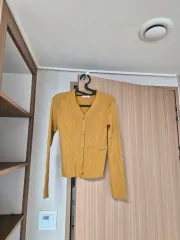 LIST 黄色 ゴージ カーディガン