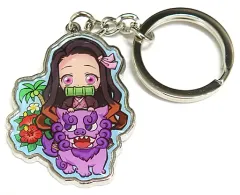 【中古】雑貨 竈門禰豆子(シーサー) メタルキーホルダー 「鬼滅の刃」 沖縄限定