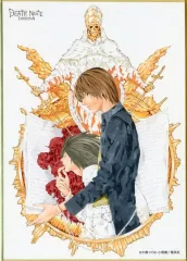 【中古】紙製品 夜神月＆L(左向き) 「デスノート展 DEATH NOTE EXHIBITION ミニ色紙コレクションVol.2」