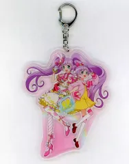 【中古】キーホルダー 真中らぁら(コーデチェンジ前後) アクリルキーホルダー 「アイドルランドプリパラ×プリズムストーンカフェ」