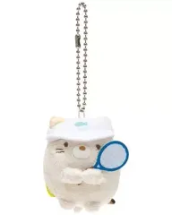 【中古】キーホルダー・マスコット(キャラクター) ねこ ぶらさげぬいぐるみ すみっコ部・テニス 「すみっコぐらし」