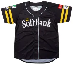 【中古】衣料雑貨 福岡ソフトバンクホークス 誕生20周年 特別レプリカユニフォーム ブラック Lサイズ ソフトバンクホークス誕生20周年記念イベント開催試合入場者特典