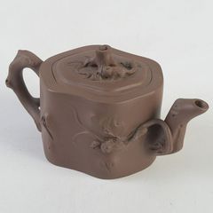 中国 中国宣興銘 紫砂 朱泥 松竹梅文 急須 茶壷 V R9754 - メルカリ