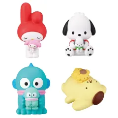 【中古】トレーディングフィギュア 全4種セット 「サンリオキャラクターズ ぬいぐるみといっしょフィギュア」