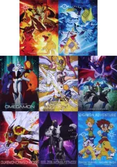 【中古】クリアポスター 全8種セット A3クリアポスター 「一番くじ 『デジモン』シリーズ -光を放つ、ふたつの力-」 G賞