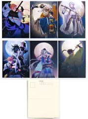【中古】ポストカード 集合 六周年記念祝画クリアポストカード：月 「刀剣乱舞-ONLINE-」