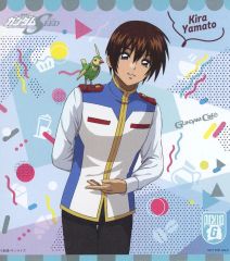 [중고] 코스터 키라 야마토 미니 색종이 바람 코스터 [기동전사 건담 SEED GUNDAM Cafe Costume COLLECTION ~2021 Spring~ PUG & Night 온라인 메뉴 세트] 구입 특전