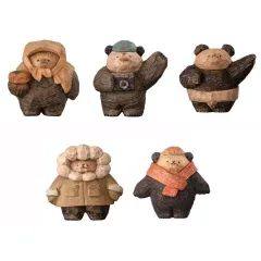 【中古】トレーディングフィギュア 全5種セット 「たかはたまさお 木彫り風 FIGURE COLLECTION」