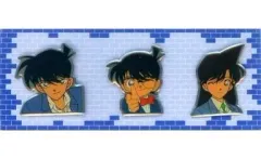 【中古】バッジ・ピンズ(キャラクター) 新一・コナン・蘭 キャラピンズ 3個セット「名探偵コナン」 少年サンデー応募者全員サービス