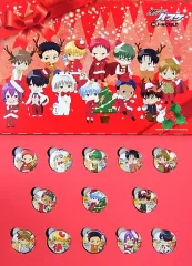 【中古】バッジ・ピンズ(キャラクター) [単品] カンバッジセット(13個セット) 「黒子のバスケ 黒子のクリスマス in J-WORLD TOKYO イベント開催記念セット」