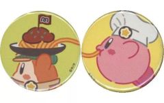 [중고] 배지 핀즈 와돌디 (파스타) & 커비 (노브 먹는) [별의 커비 커비 카페 미니 캔 배지 컬렉션 2 2 개 세트]