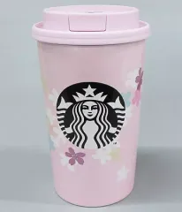 【中古】マグカップ・湯のみ SAKURA2021 ステンレスTOGOカップタンブラー ピンクブレス 355ml 「スターバックスコーヒー」