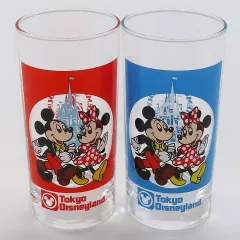 【中古】グラス ミッキーマウス＆ミニーマウス グラスセット(2個セット) 「東京ディズニーリゾート40周年 メモリーゴーラウンド」 東京ディズニーリゾート限定