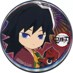 【中古】バッジ・ピンズ(キャラクター) 冨岡義勇 「鬼滅の刃×ufotable cafe 夏祭りイベント 57mmランダム缶バッジ」