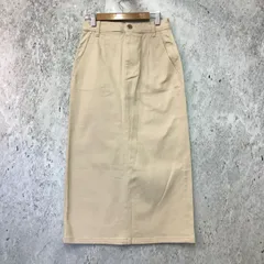 NANO universe ナノユニバース LB.04 ／ 撥水 加工 ストレッチ タイト スカート アイボリー ?サイズ 〇◇☆