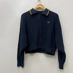 【加古川店】 中古 FRED PERRY | フレッドペリー カーディガン ×ray beams 別注 FZ7254 ネイビー 【110】