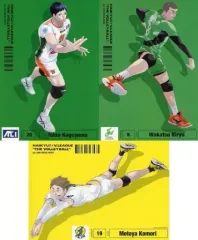 【中古】ポスター 5.影山飛雄＆桐生八＆古森元也 「ハイキュー!! A4ポスターコレクション VリーグVer.」