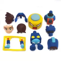 【中古】トレーディングフィギュア コブン(怒り) ロックAパーツ付(頭・胴・他) 「SR カプコンリアルフィギュアコレクション パート2 ロックマンDASH編 リペイントバージョン」