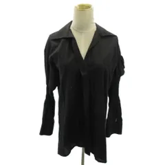 【新品】  Haider Ackermann / ハイダーアッカーマン | シルク ブラウス | 36 | グレー | レディース 中古・古着通販】HAIDER ACKERMANN (ハイダーアッカーマン) 変形ノー