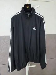 アディダス 3本線 ハーフジップ ウィンドブレーカー ジャケット Mサイズ
