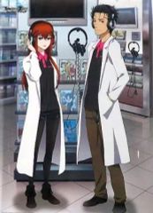 [중고] 포스터(애니메이션) A3 클리어 포스터 마키세 홍리스 & 오카베 린타로 [극장판 STEINS;GATE 부하 영역의 디자브 Blu-ray 초호화판] HMV 오리지널 선착 특전