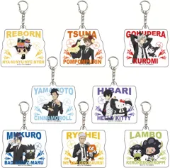 【中古】雑貨 全8種セット 「家庭教師ヒットマンREBORN!×SANRIO CHARACTERS アクリルキーホルダー 01」