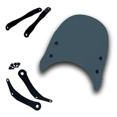 XSR125・XSR155 メーターバイザー ショートタイプ スモークのサムネイル