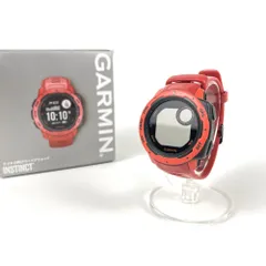 GARMIN　ガーミン　010-02064-32　INSTINCT　FLAME　RED　アウトドアウォッチ　腕時計　デジタルウォッチ　ラバーバンド　ケーブル・箱付のサムネイル