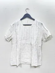 URBAN RESEARCH DOORS アーバンリサーチドアーズ 麻100% 半袖 カットソー sizeF/クリーム ■◆レディースのサムネイル