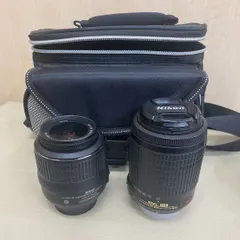 【✨2点セット✨】　Nikon　望遠　レンズ　NikonDX　専用　AF-S NIKKOR 55-200mm f/4-5.6G　ED 　AF-S NIKKOR 18-55㎜　f/4-5.6G　標準ズームレンズ　お出かけ　photo　写真　仕事　旅行　コンサート