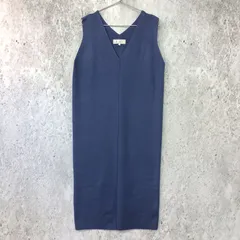 ROPE PICNIC ロペ ピクニック アンチピリング ニット ジャンパースカート ブルー 系 38サイズ 〇◇