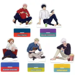 【中古】アクリルスタンド・アクリルパネル 全5種セット アクリルスタンド 「セガ ラッキーくじ 呪術廻戦 Fun!Fun!Fun!」 F賞